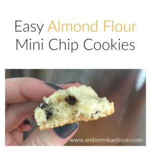 Almond Flour Mini Chip Cookies